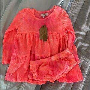 True Craft Baby Dress and Diaper Cover Set